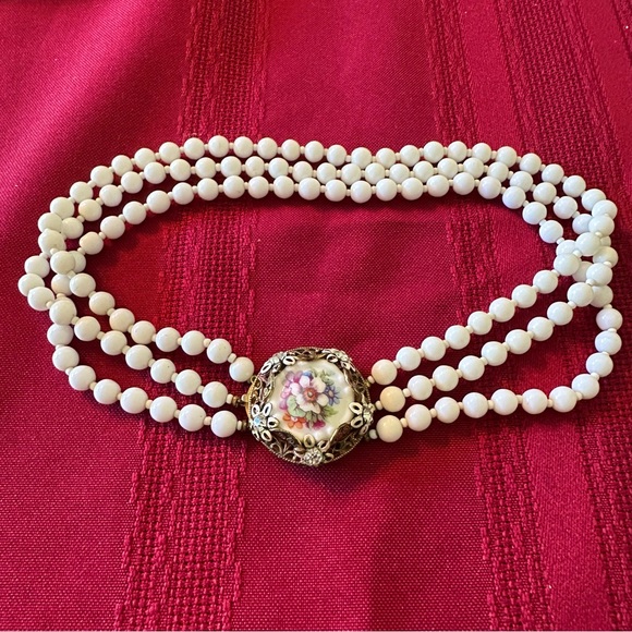 Original by Robert Jewelry - Stunning vintage beaded choker necklace, signed Original by Robert